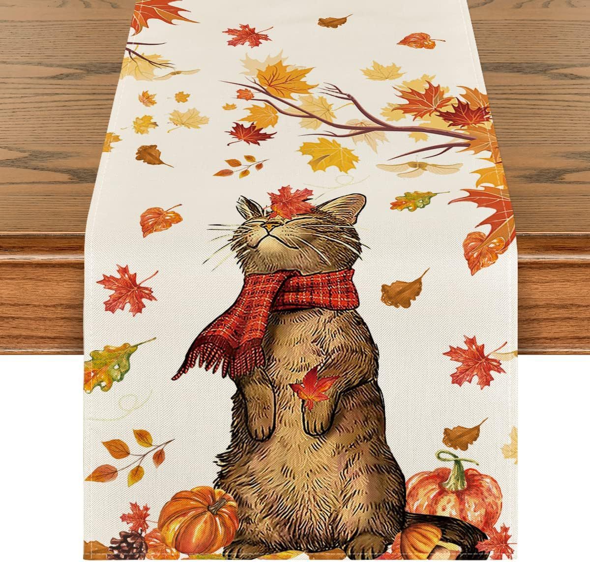 Autumn Thanksgiving Atmosphere Decorative Table Cloth