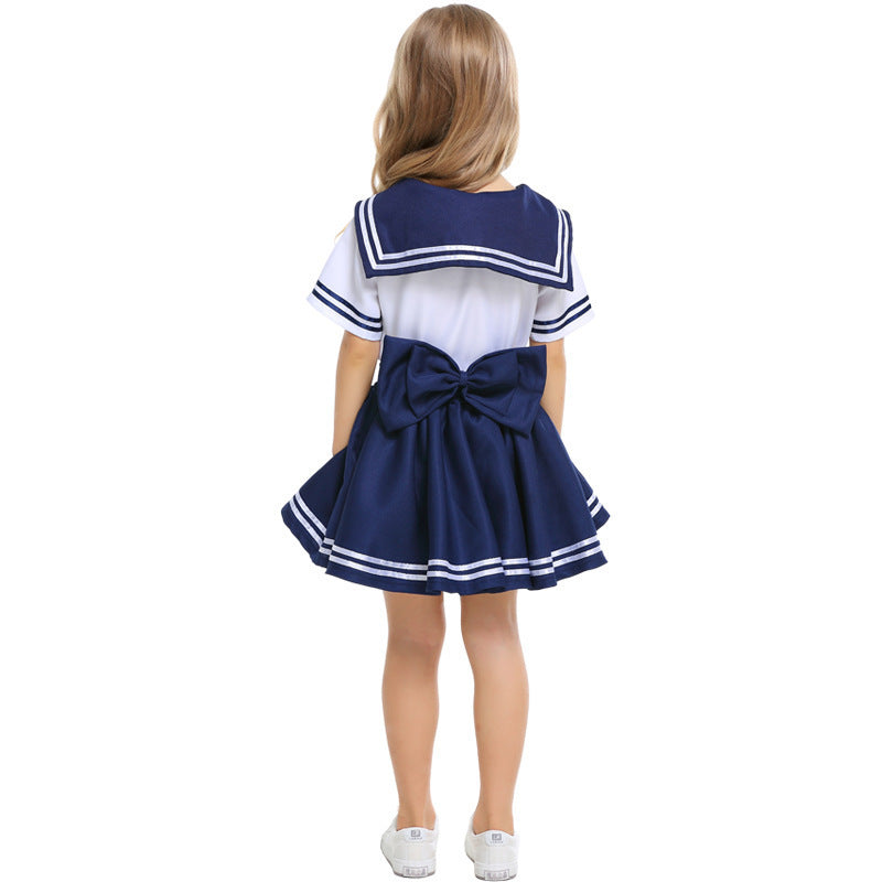 New Children's Navy Sailor School Uniform