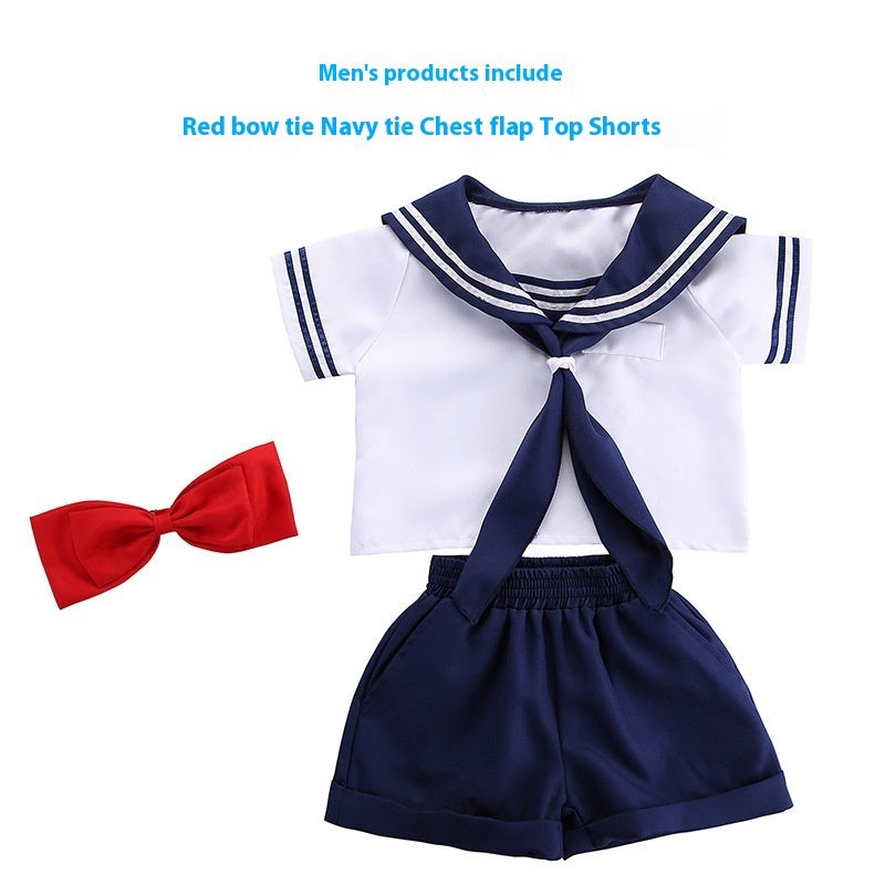 New Children's Navy Sailor School Uniform