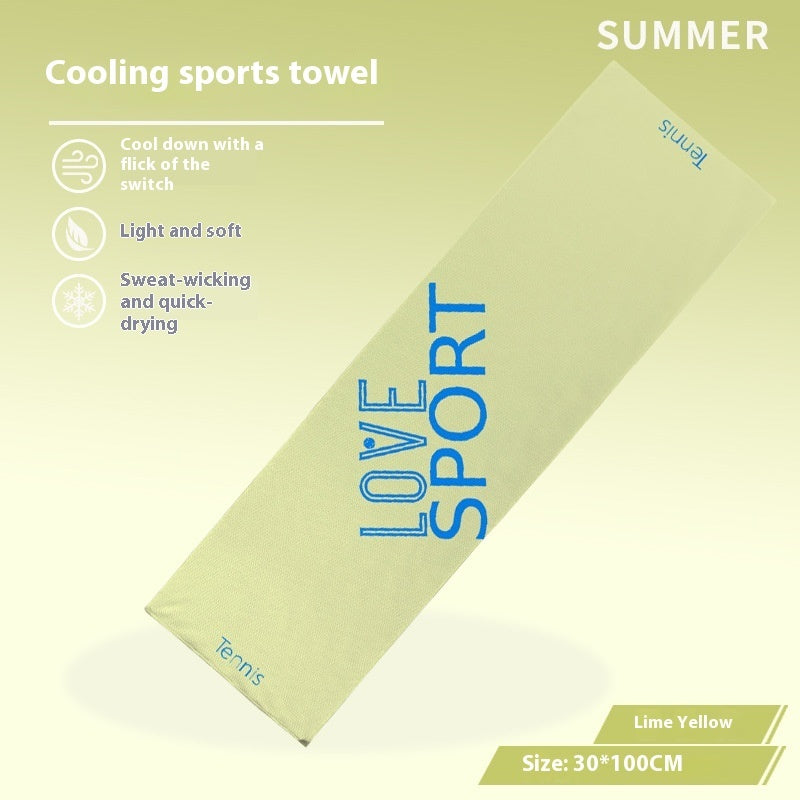 Cold Feeling Towel Outdoor Sports Sweat-absorbent Breathable Towel