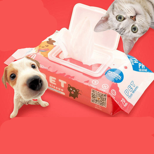 Wet wipes for pets