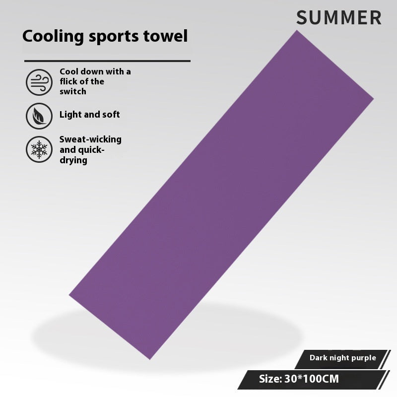 Cold Feeling Towel Outdoor Sports Sweat-absorbent Breathable Towel