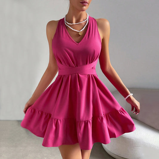 Summer Fashion Personalized Halter Dress Women