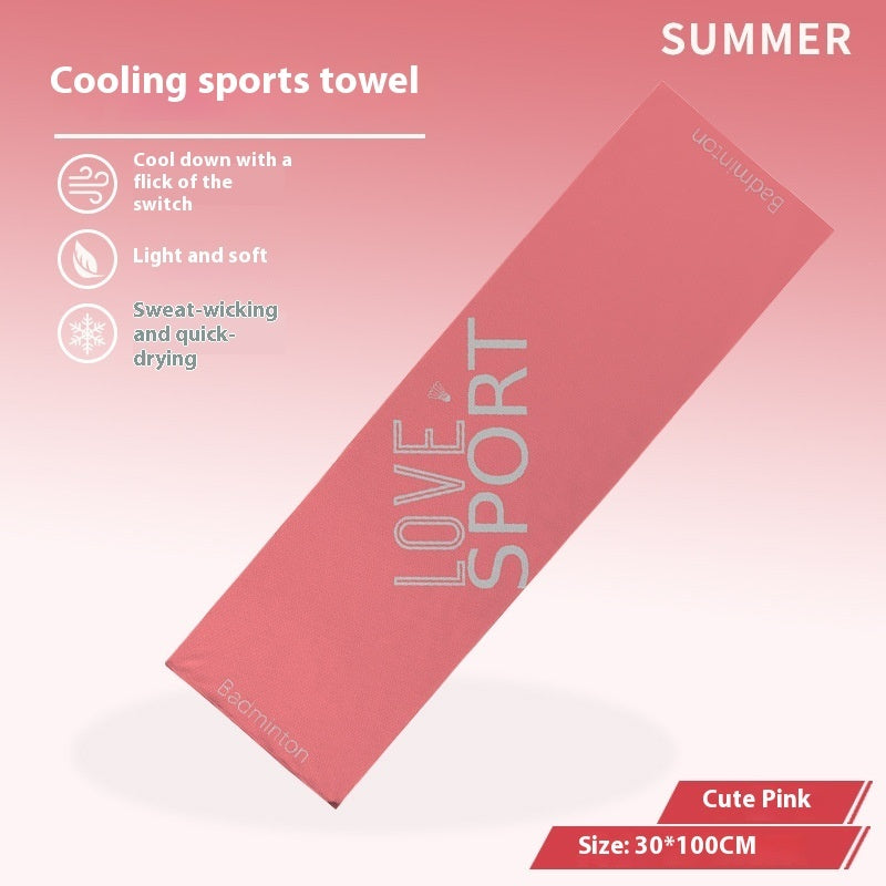 Cold Feeling Towel Outdoor Sports Sweat-absorbent Breathable Towel