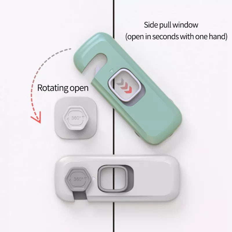 Home Refrigerator Lock Fridge Freezer Door Catch Lock Toddler Kids Child Cabinet Safety Lock For Baby Safety Child Lock