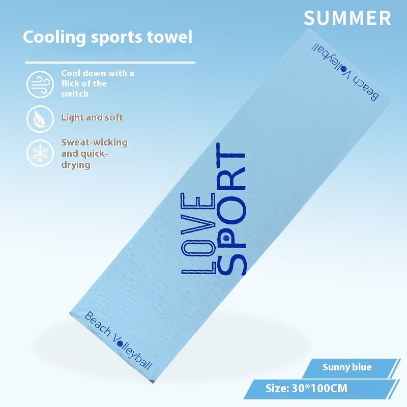 Cold Feeling Towel Outdoor Sports Sweat-absorbent Breathable Towel