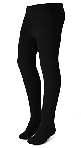 Zubii Basic Tights for Girls | Comfy, Soft Flat Tights Made from Breathable cotton| Great Tights For Uniform, or Everyday