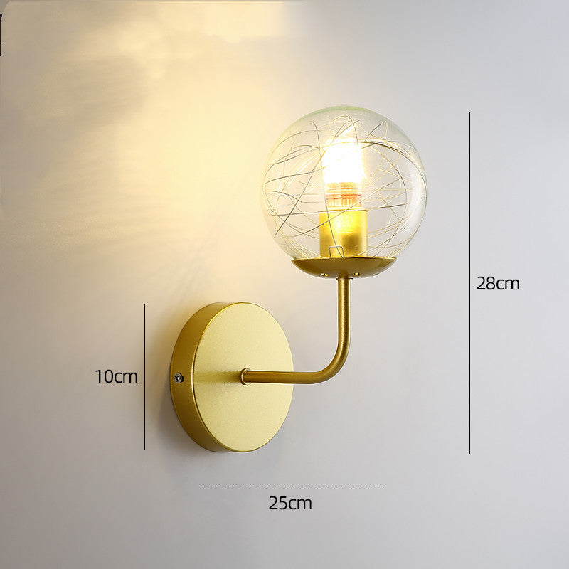 Light Luxury Crystal Transparent Creative Bedside Lamps