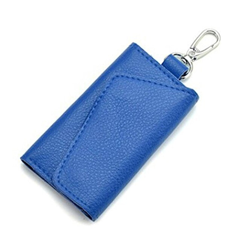 New Key Holder Wallet Genuine Leather Unisex Solid Key Wallet Organizer Bag Car Housekeeper Wallet Card Holder TR883579