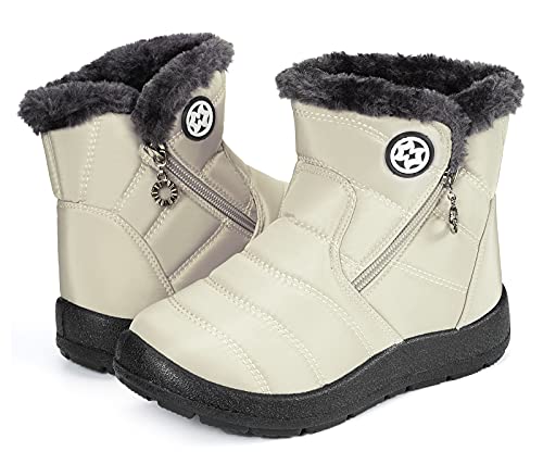 KVbabby Girls' Boys' Snow Boots Winter Boots Ankle Boots Kids Boots Warm Fur Anti-Slip