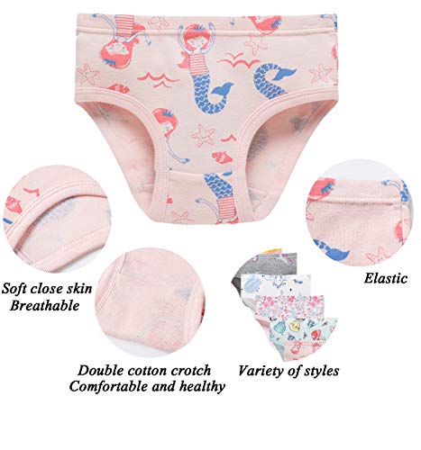 Boboking Baby Soft Cotton Underwear Little Girls'Briefs Toddler Undies