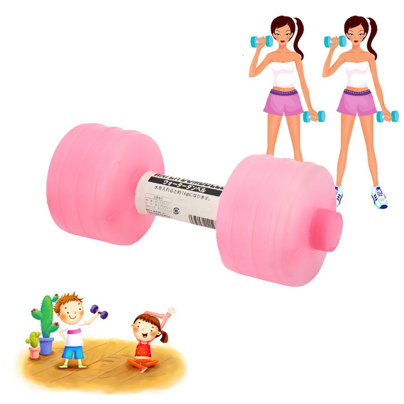 Body Building Water Dumbbell Weight Dumbbells Slimming Fitness Gym Equipment Yoga for Training Sport Plastic Bottle Exercise