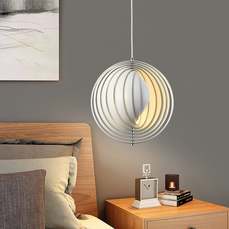 Creative Living Room Bedroom Model Room Moon Rotating Lamps
