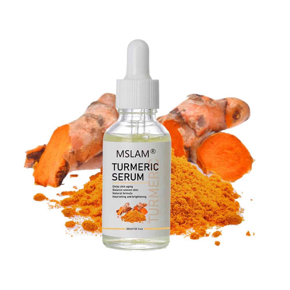 Turmeric Serum for Dark Spots Turmeric Dark Spots Corrector Serum for Face Moisturizing Massage Essence Reduces Hyper Pigmentation Age&Sun Spots 30Ml,Essence Clearance,White