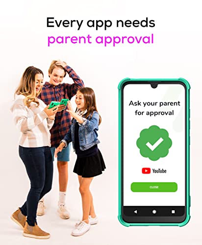 Teracube Thrive Smartphone for Kids (Age 8 to 17) - with Parental Controls, Safe Search, and Healthy Time Limits (Monthly Plan Required)