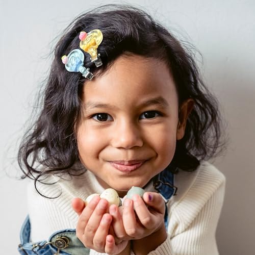 Okiyomi | Girls Hair Accessories Set | 50 Unique Cute Hair Clips for Girls | Toddler Hair Clips | Bows for Girls | Flower Hair Clip | Toddler Hair Accessories | Hair Accessories Organizer with Mirror