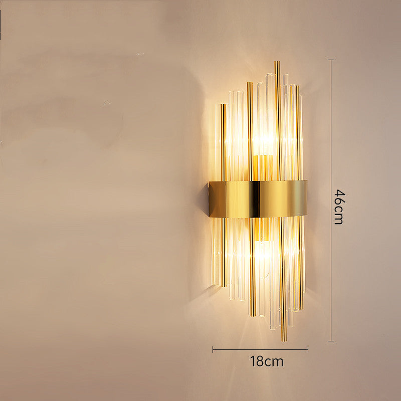 Light Luxury Crystal Transparent Creative Bedside Lamps