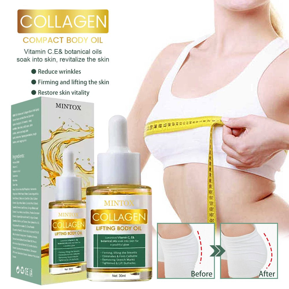 Collagen Compact Body Oil Collagen Lifting Body Oil | Instantly Collagen Lifting Body Oil,Collagen Lifting Body Oil,Aging Collagen Serum for Face 30Ml Care Clearance White