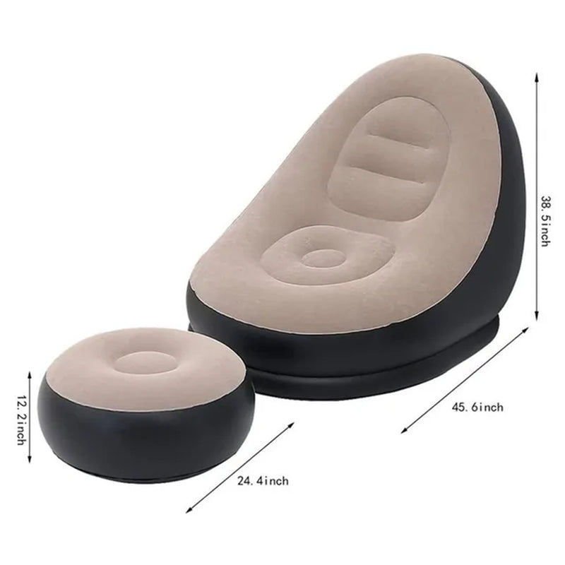 Large Lazy Sofa Cover Chairs without Filler Linen Cloth Lounger Seat Bean Bag Pouf Puff Couch Tatami Living Room Inflatable Bed