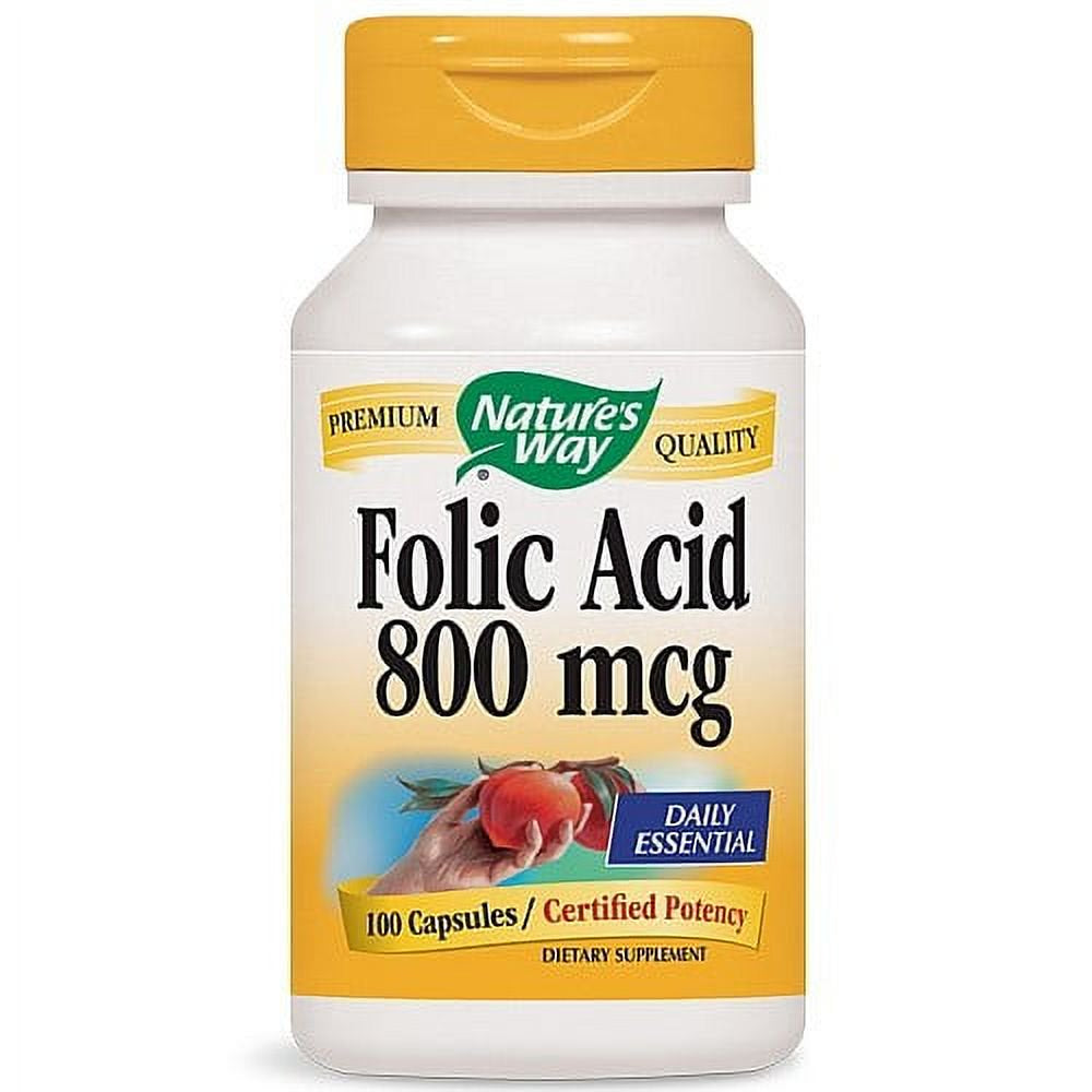 Folic Acid 800 Mcg - 100 Capsules