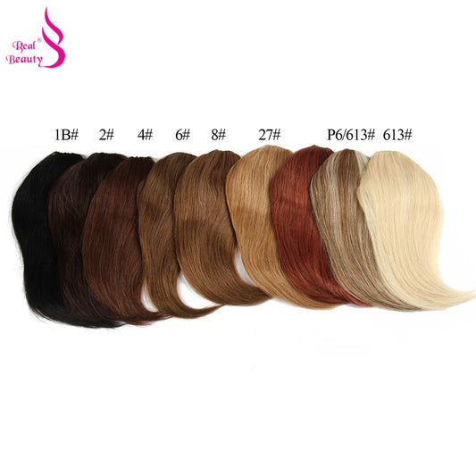 Straight Human Hair Clip Bangs Remy Chinese Hair Extension Bangs 20 Grams Natural Black 100% Natural Fringe