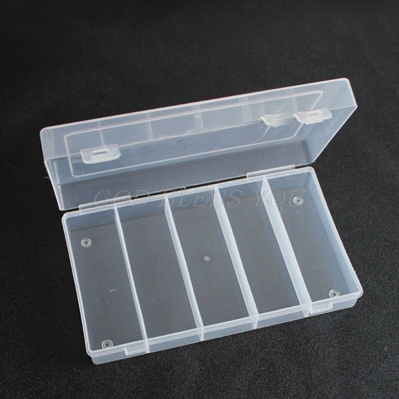 Rectangular Clear Plastic Storage Box Collection Case Protector for 100Pcs 27Mm/30Mm Coin Capsules Holder or 5Pcs 27Mm Coin Tube