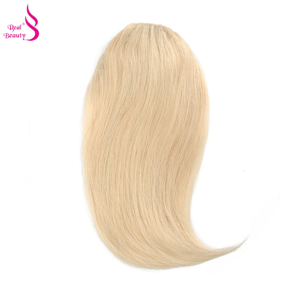 Straight Human Hair Clip Bangs Remy Chinese Hair Extension Bangs 20 Grams Natural Black 100% Natural Fringe